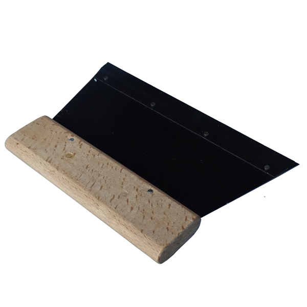 Scraping rubber sheet